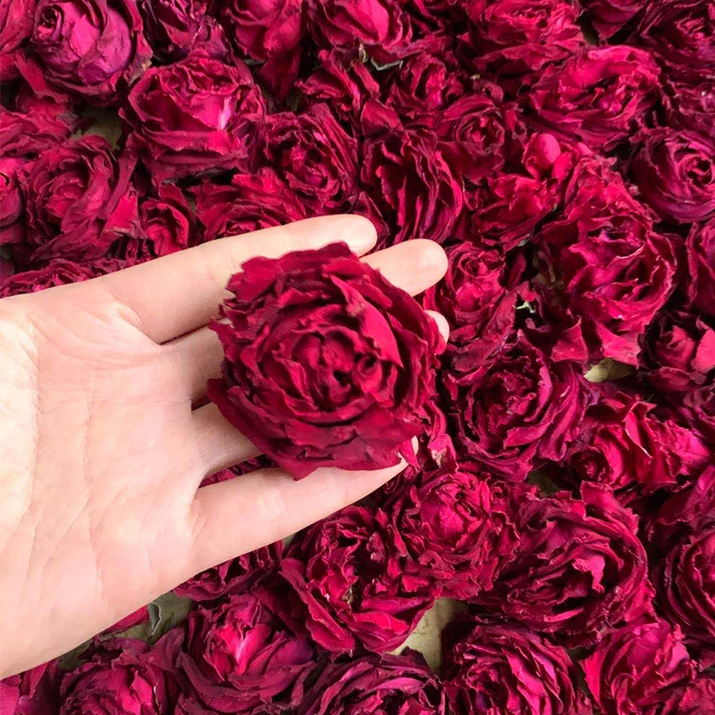 甄选云南冻干墨红玫瑰大罐装食用女士送礼夏天冲泡花茶网红饮品