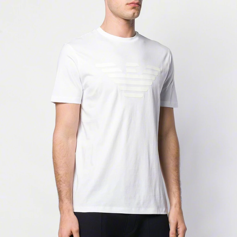 Emporio Armani/安普里奥·阿玛尼男士夏圆领透气休闲圆领短袖T恤
