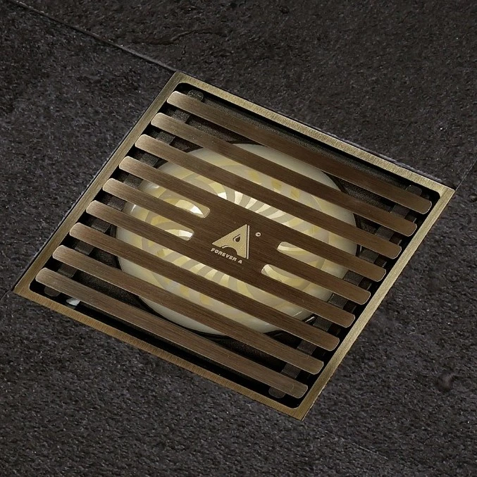 永甲防臭地漏青古铜卫生间洗衣机淋浴下水大直排