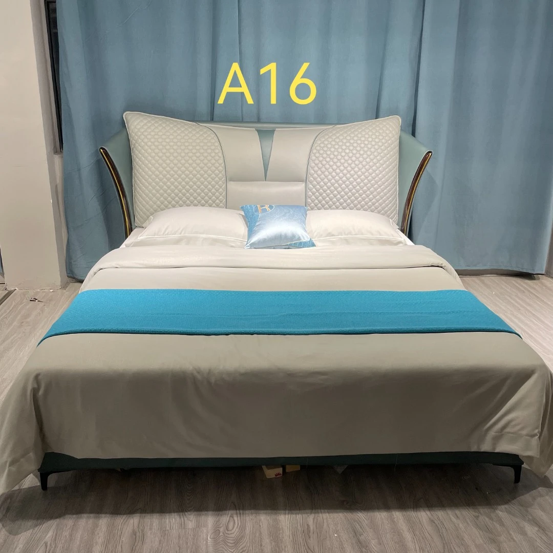 科技布床现代简约轻奢意式大小户型主卧高档床