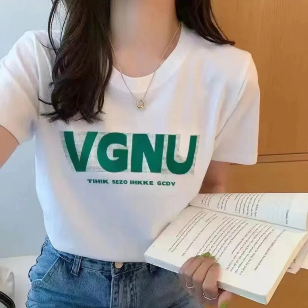 精梳棉短袖宽松休闲T恤【亲子装】VGNU