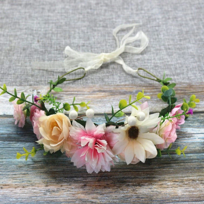 新娘头饰花环时尚发饰演出发箍结婚配饰公主礼服配饰头花