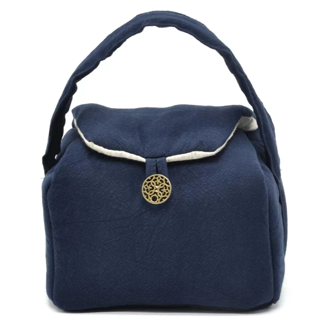 旅行茶具收纳包收纳布包棉麻收纳手提布包提梁壶布包冲泡壶布包