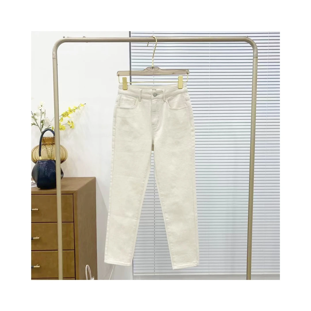 【银标系列】土耳其进口面料高奢小脚裤牛仔裤显瘦高腰直筒秋季厚