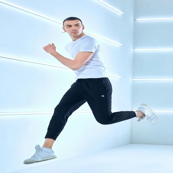 多芬夏季男士冰丝速干裤新款弹力修身薄款运动休闲裤