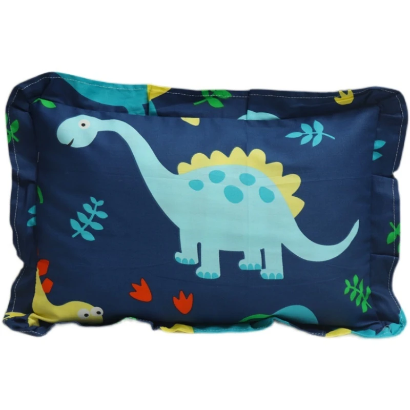 纯棉可拆洗儿童枕头套卡通小孩幼儿园婴儿6个月3岁以上30X50小号