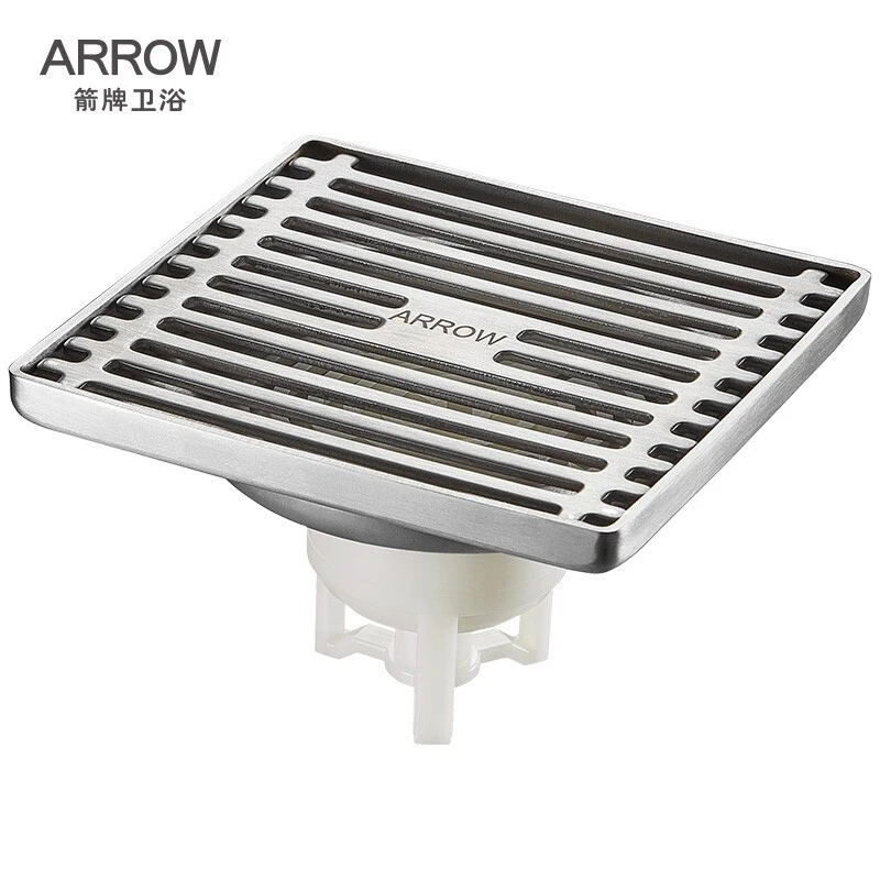 箭牌防臭防堵大排量地漏湿区卫生间阳台厨房通用过滤方便5109