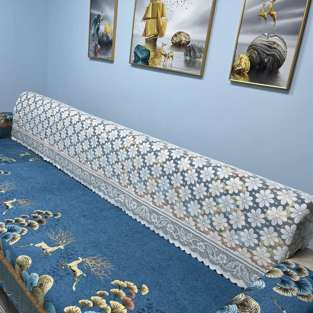 四季通用冰丝百搭款沙发巾扶手巾宽90长5米靠背防滑防尘背巾欧式