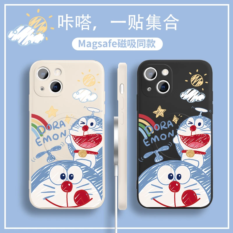 magsafe保护套无线充电卡通可爱磁吸手机壳适用于苹果13iphone12