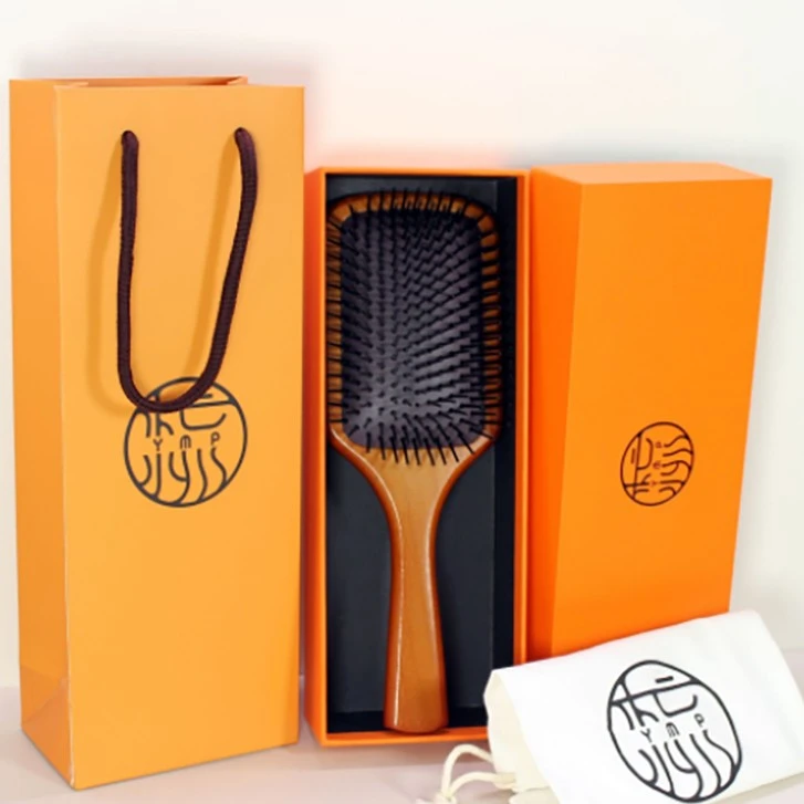 【礼盒装】按摩气囊梳按摩头部放松头皮大板家用木梳子女士梳防脱