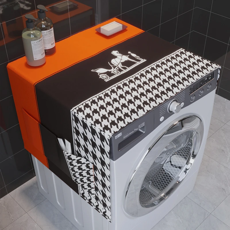 冰箱罩 防尘罩 冰箱挂布 洗衣机防尘布防水防油防污 万能盖布