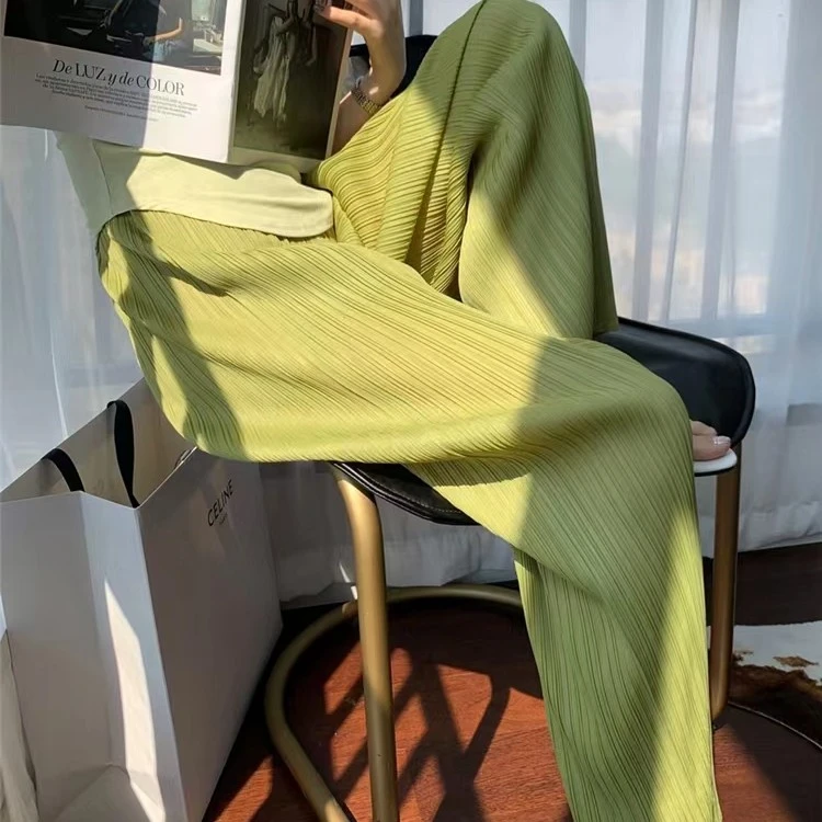 05009#三宅风情，气质显瘦百搭直筒裤