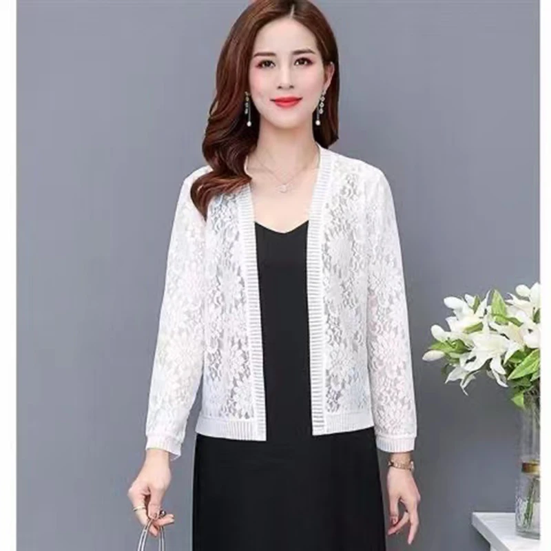 夏季新款  防晒开衫蕾丝披肩洋气百搭短款披肩