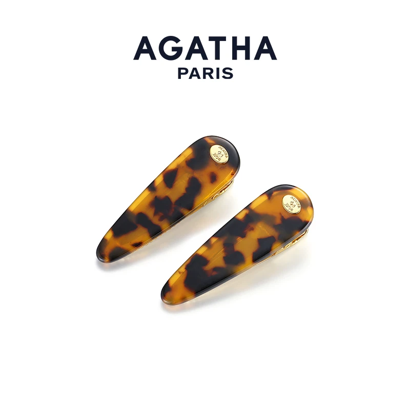 AGATHA法式优雅贝拉贝蒂复古气质时尚高级感侧边夹刘海夹边夹XZL