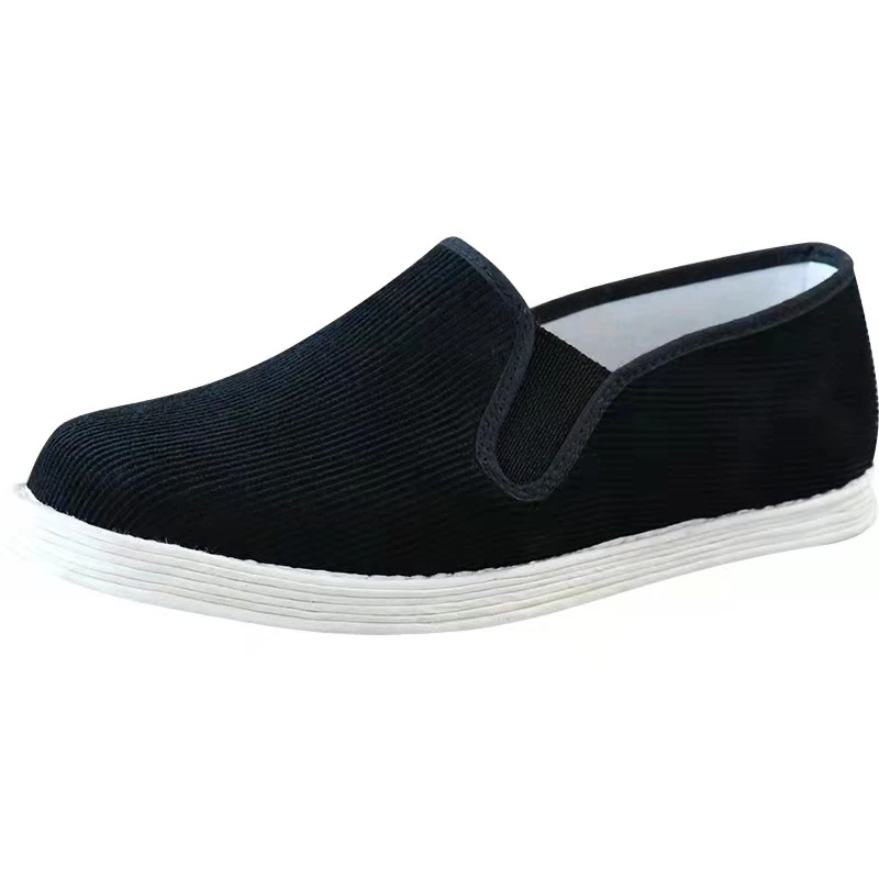 条绒男款老北京布鞋透气吸汗开车鞋休闲千层底布底布鞋一脚蹬防臭