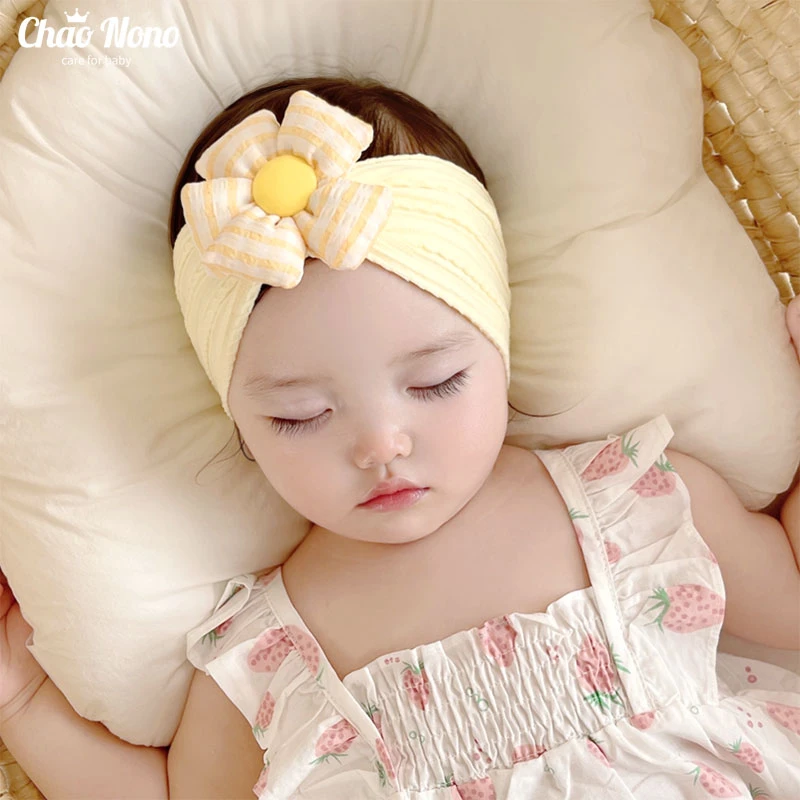 新款婴儿发带女宝宝头饰韩国花朵造型婴幼儿发饰新生儿护囟门头花
