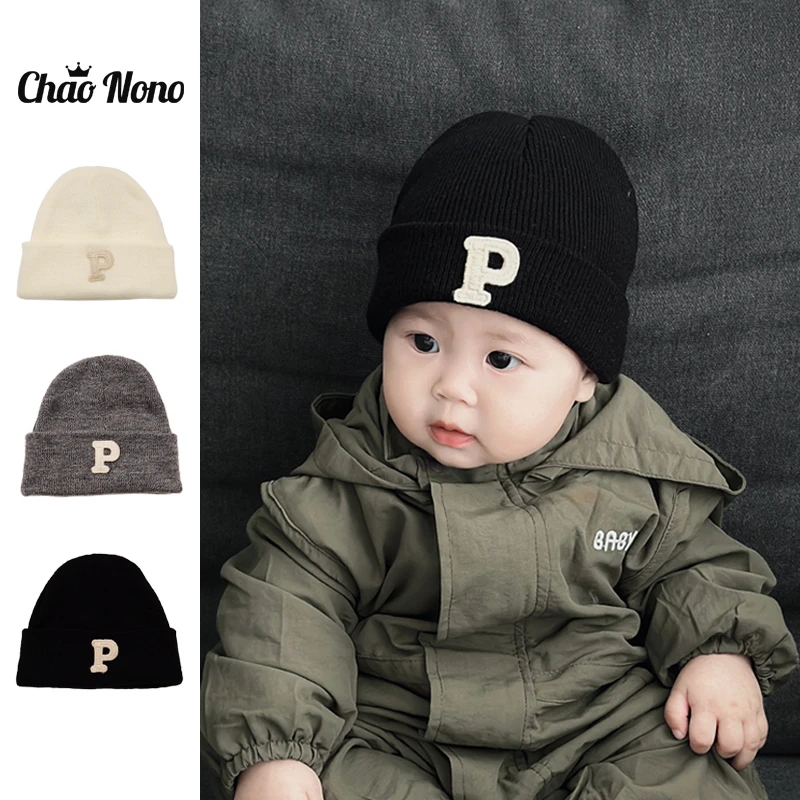 男宝宝帽子秋冬季保暖婴儿针织婴幼儿男孩冬款超萌儿童冬天毛线帽