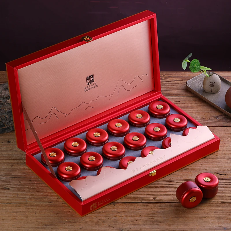 圣诞节正山小种新红茶武夷山浓香型茶叶礼盒订婚结婚红色礼品盒装