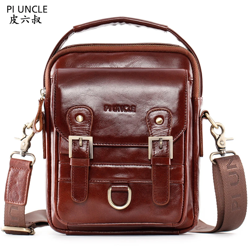 男士真皮单肩包休闲款小挎包软皮上班挂包头层牛皮夏季小背包新款