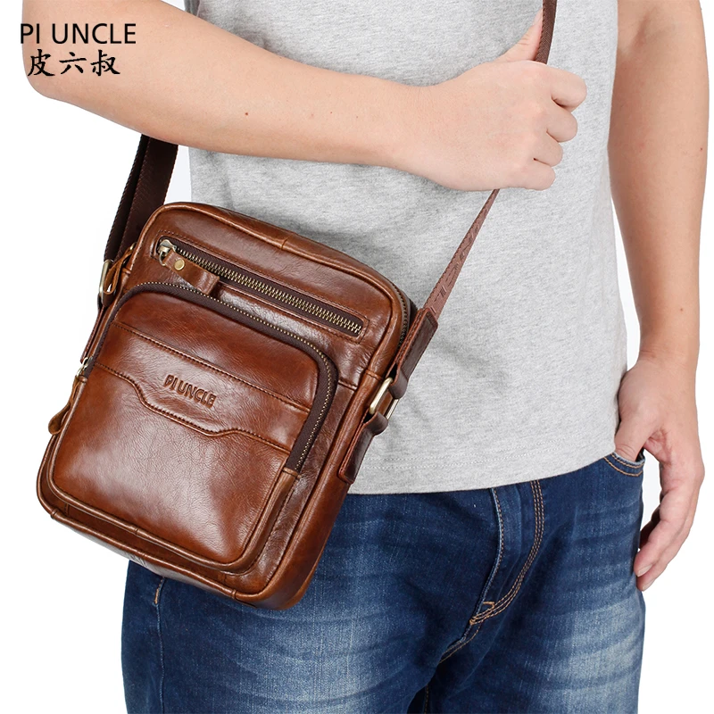 真皮男包夏季小包休闲单肩斜挎包复古头层牛皮软皮小挂包新款2025