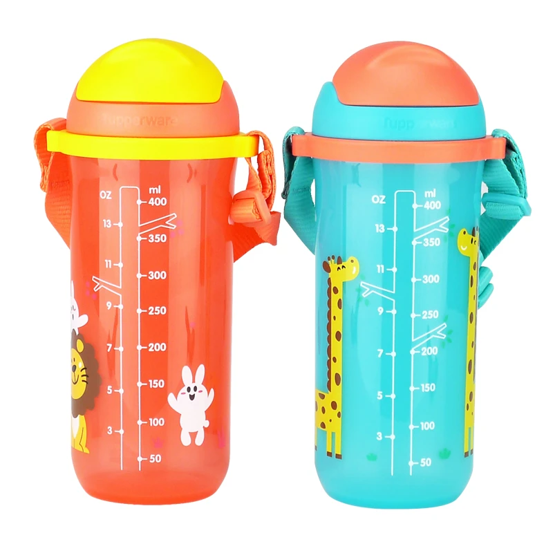 500ml吸管杯 便携式水壶 密封防漏 带刻度水杯