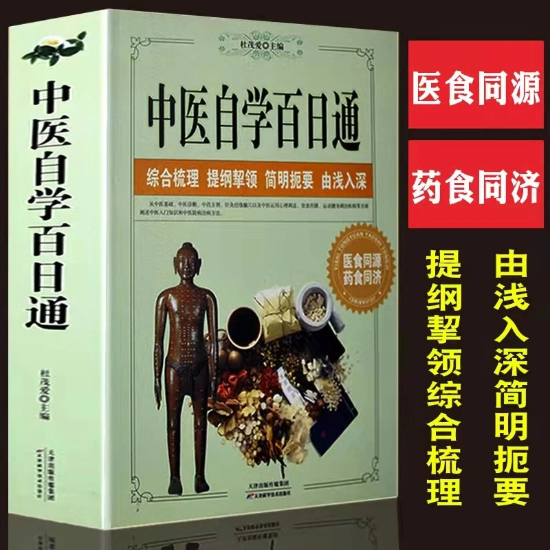中医自学百日通中医基础诊断中医零基础学理论入门中医学黄帝内经