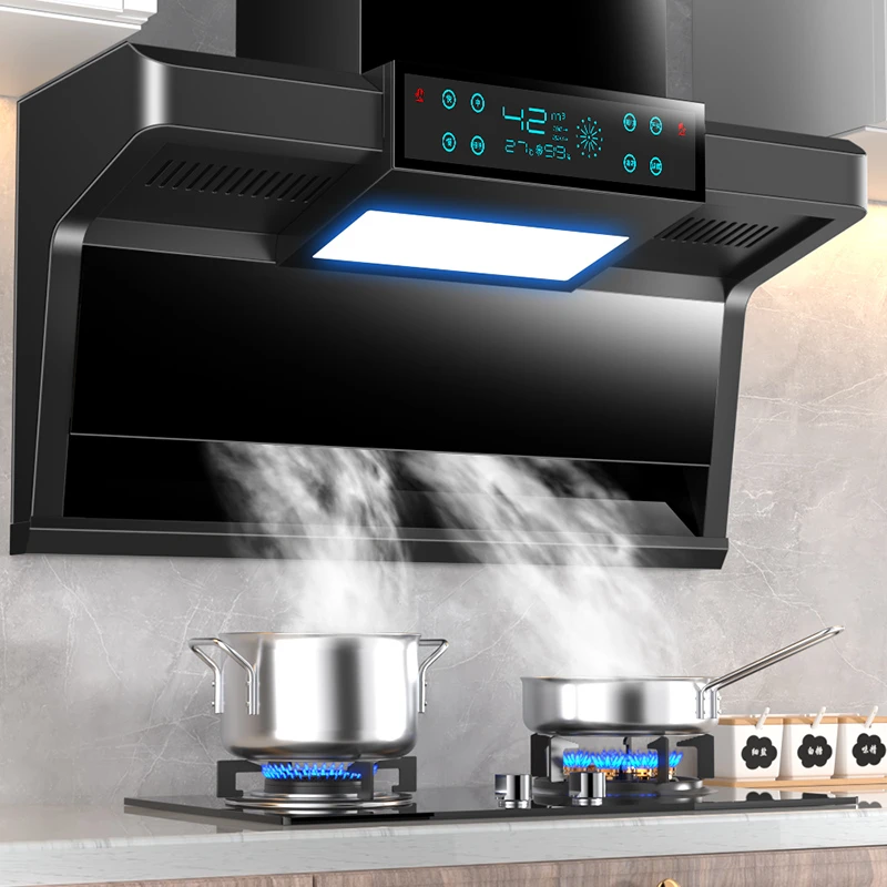 惠普好太太大吸力抽油烟机家用厨房顶侧双吸清洗油烟机燃气灶套餐