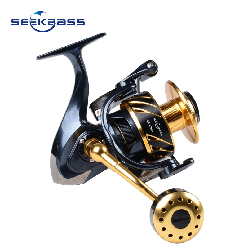 SeekBass 全金属纺车轮海钓铁板轮10000型号船钓防海水鱼线轮