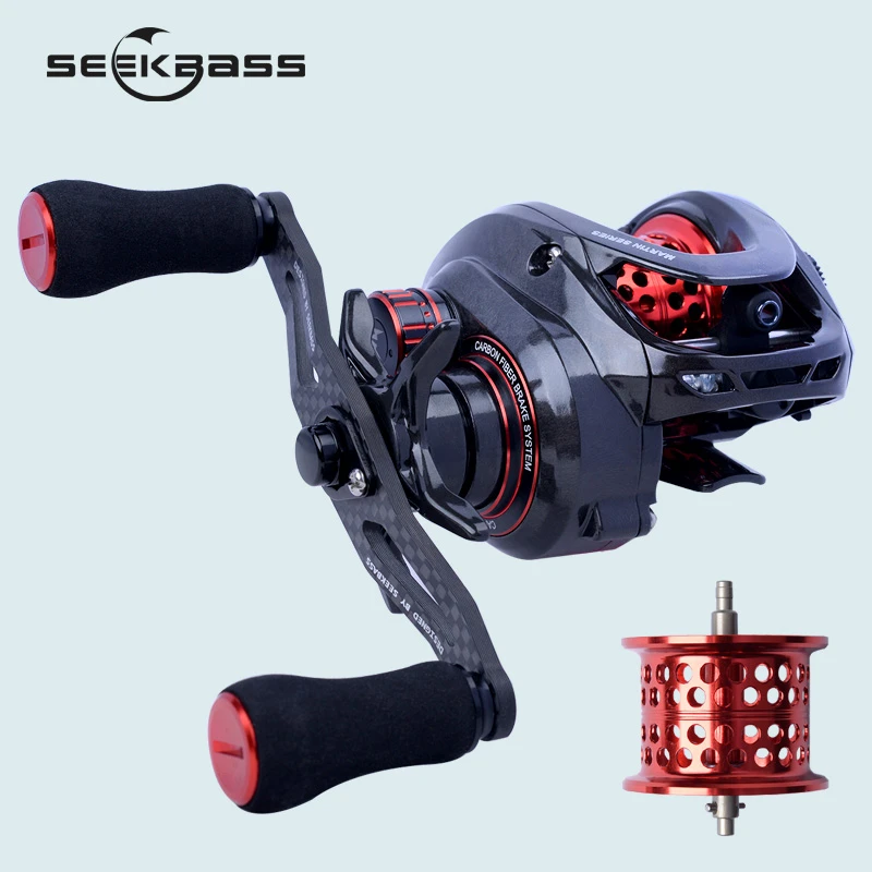 Seekbass马丁微物水滴轮双线杯路亚马口鳜鱼远投7.1速泛用渔线轮