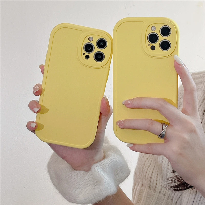 适用简约苹果13手机壳13Pro全包iphone11/12Pro硅胶华为OPPO小米