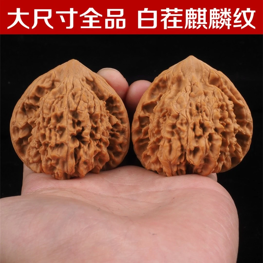 福利炸！放漏全品大尺寸白茬麒麟纹官帽不打药不动刀50mm左右