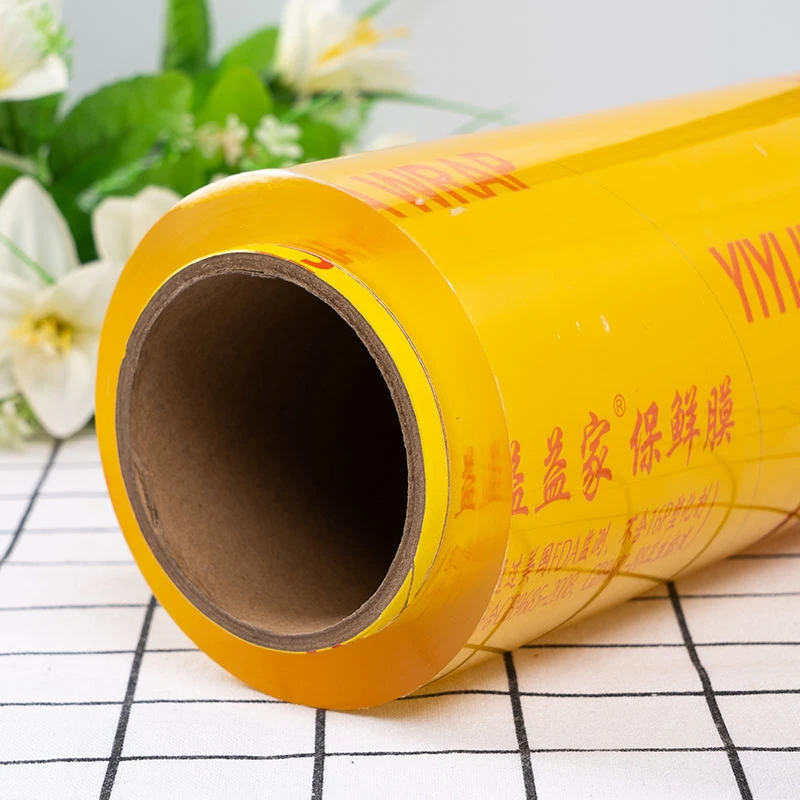 PVC保鲜膜批发大卷塑身水果蔬菜食品美容美发家用保鲜膜厂家透明