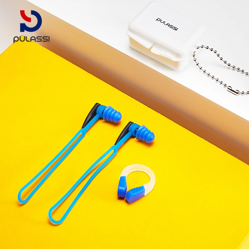 PULASSI/普拉施鼻夹游泳神器鼻塞防呛水耳塞防滑防水【21610203】