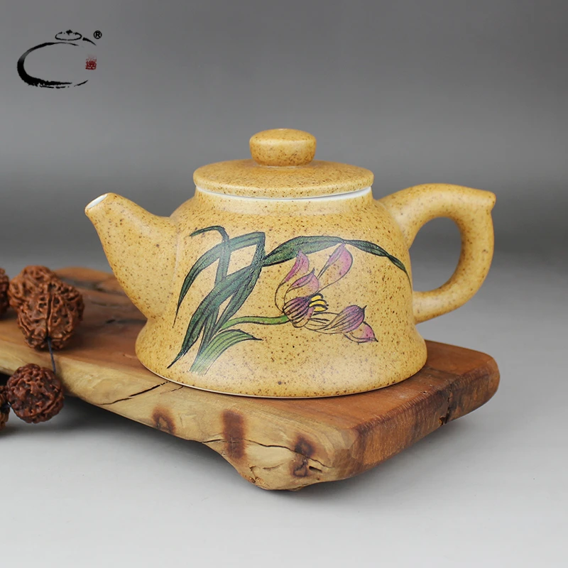 贵和祥超划算空谷幽兰景德镇陶瓷手绘功夫茶具泡茶壶茶水壶泡茶器