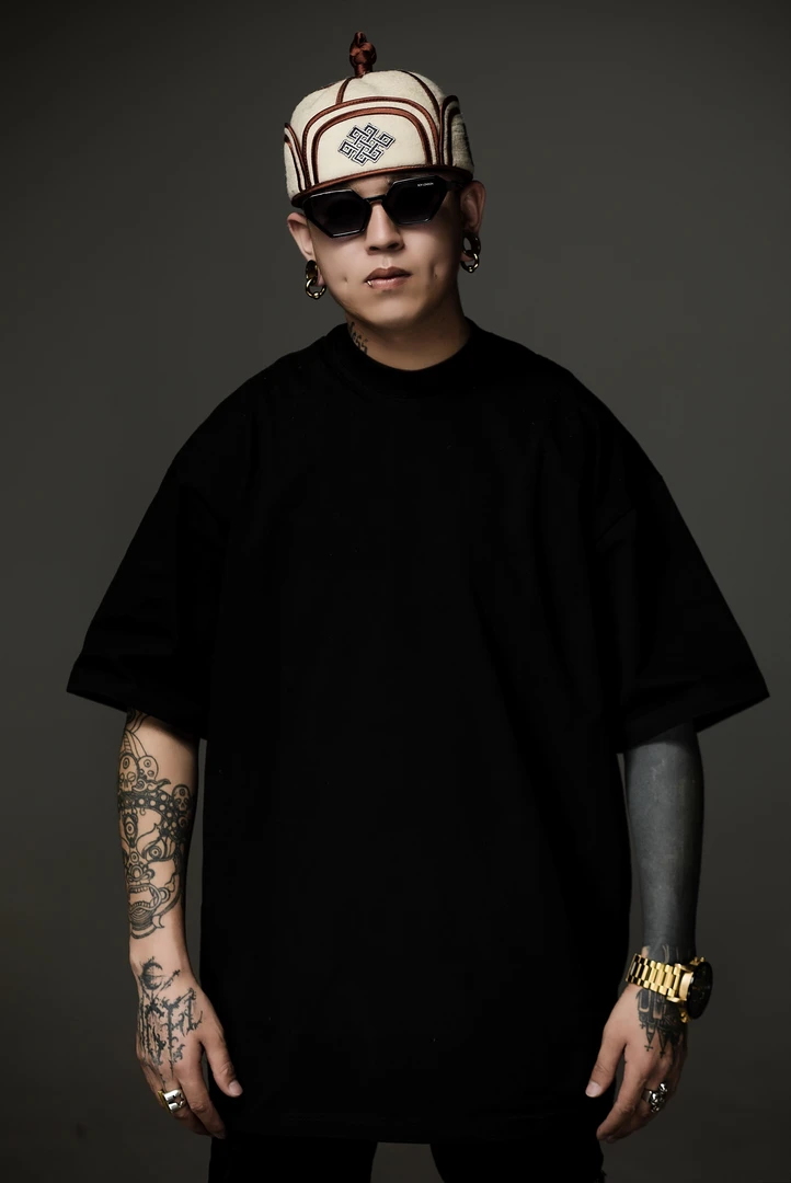 TAKIKA280克〔静止与躁动〕  男女同款宽松版T恤  黑武士