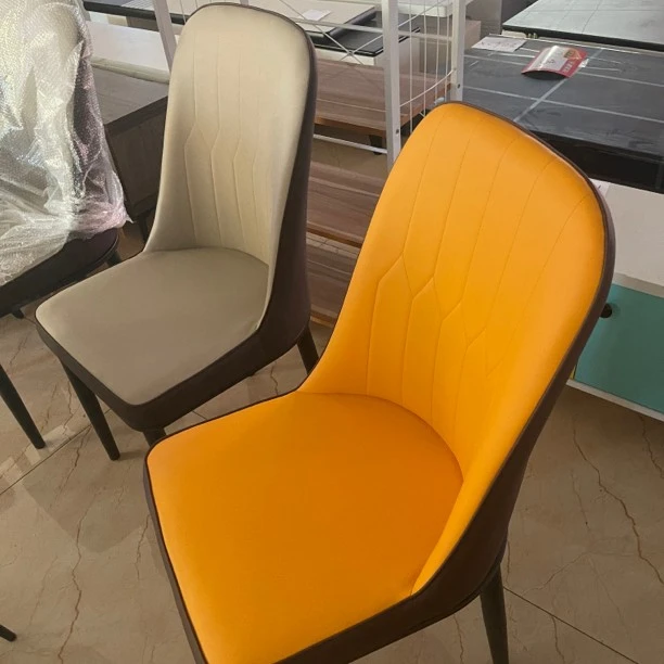 现代简约单人餐椅靠背椅 闪电椅新疆包邮