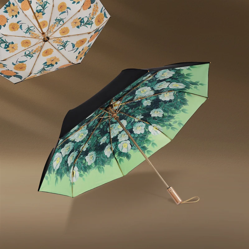 VONLILIENFELD全自动雨伞太阳伞防晒防紫外线晴雨两用女生高颜值