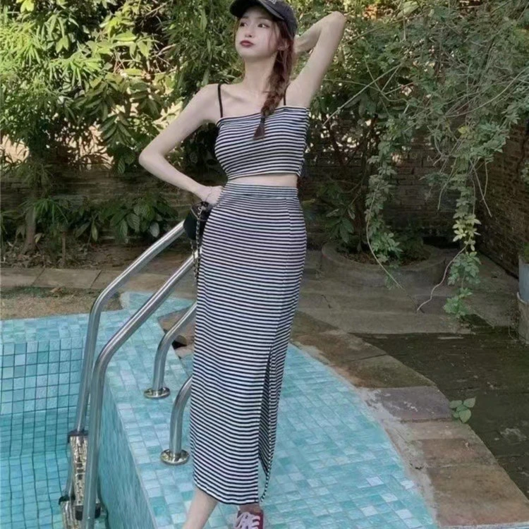 (晴天家)2022夏季新款韩版百搭套装