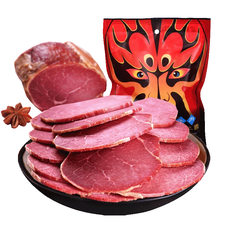 张飞牛肉225g原味五香酱卤牛肉四川特产休闲真空牛肉熟食阆中特产