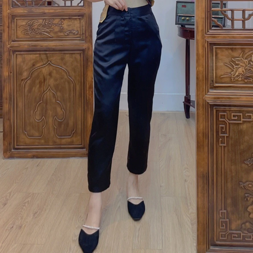 1808 醋酸缎西裤