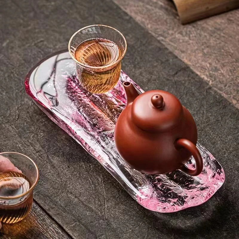 伍家坊石津茶杯托寿司盘茶道配件茶桌置物摆件杯垫干泡台茶托茶台