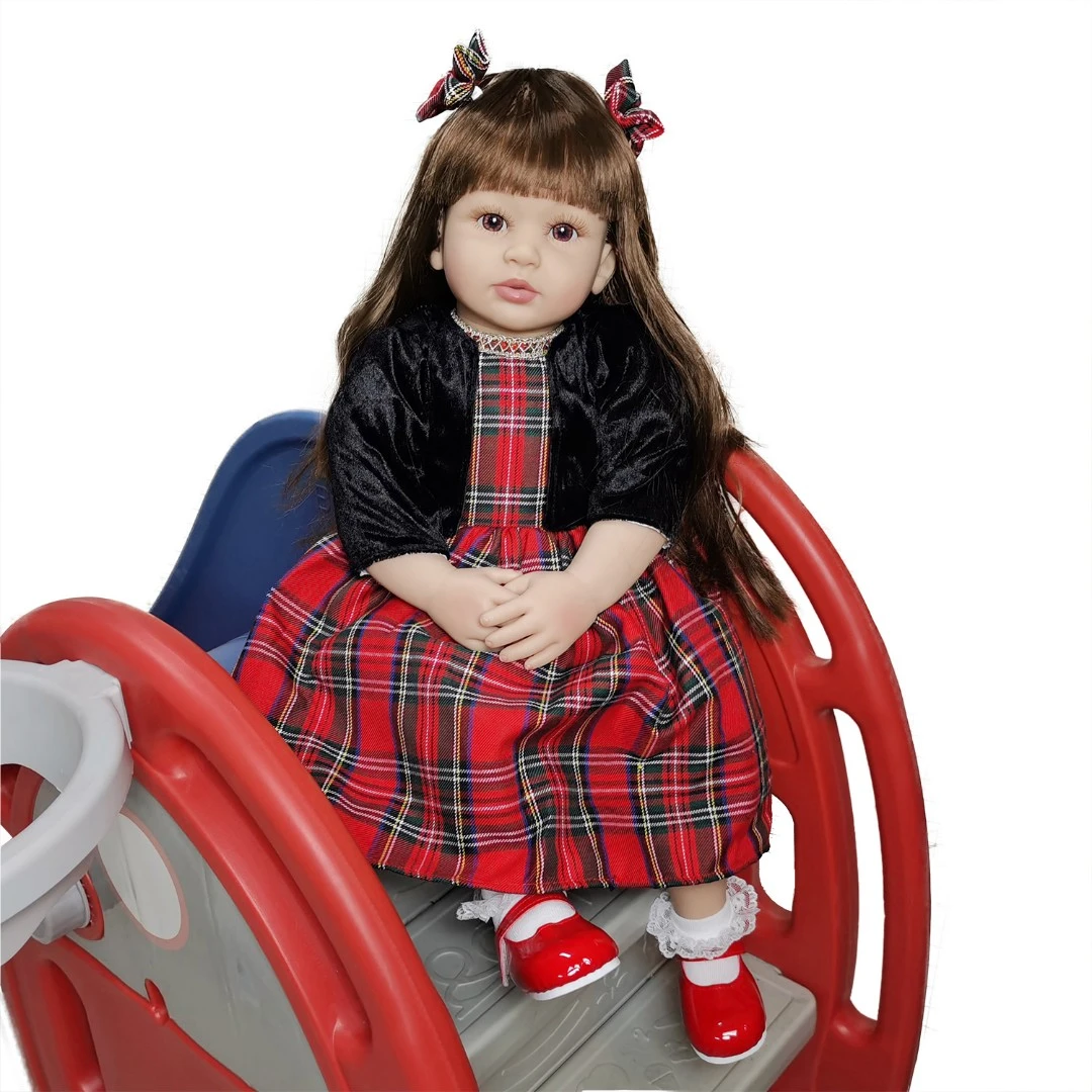 Yuboojia60cm半胶半棉 布身款 仿真婴儿 重生娃娃 儿童玩具礼物