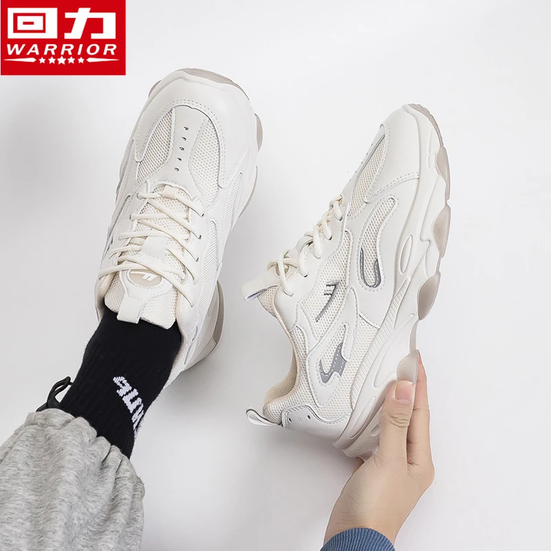 Warrior/回力老爹鞋2025夏季新款厚底百搭透气休闲情侣潮流运动鞋