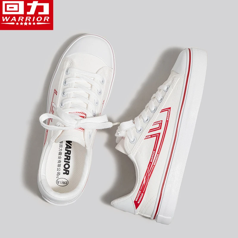 Warrior/回力帆布鞋2025春秋季新款潮流百搭休闲低帮板鞋情侣鞋子