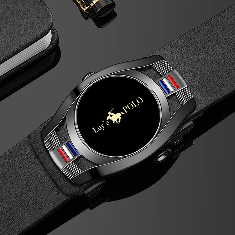 【2025新款无牙自动扣】高档男士腰带时尚休闲商务皮带潮流百搭简约