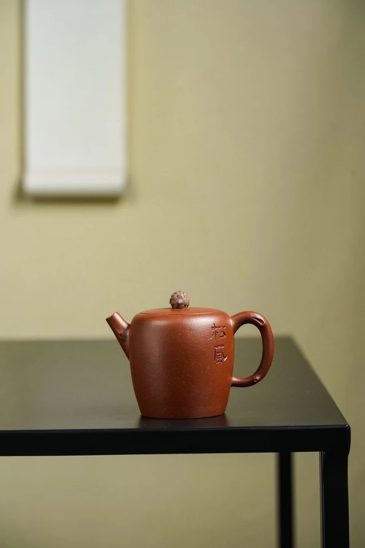 松风160cc原矿降坡泥此壶制作严谨周正紫砂壶小容量茶具泡茶壶