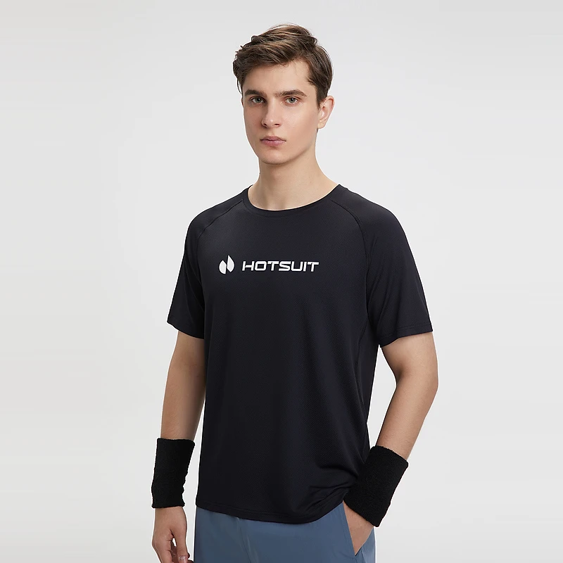 HOTSUIT/后秀运动短袖T恤吸湿排汗透气男士夏季圆领户外休闲上衣