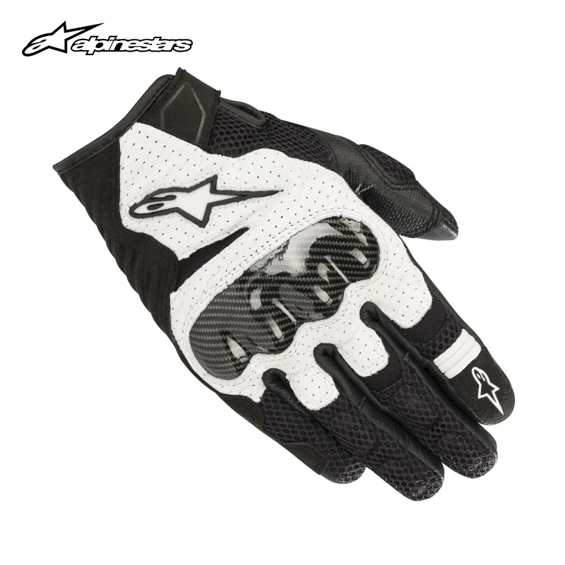 a星alpinestars SMX-1 v2摩托车骑行手套夏季机车骑士皮手套男