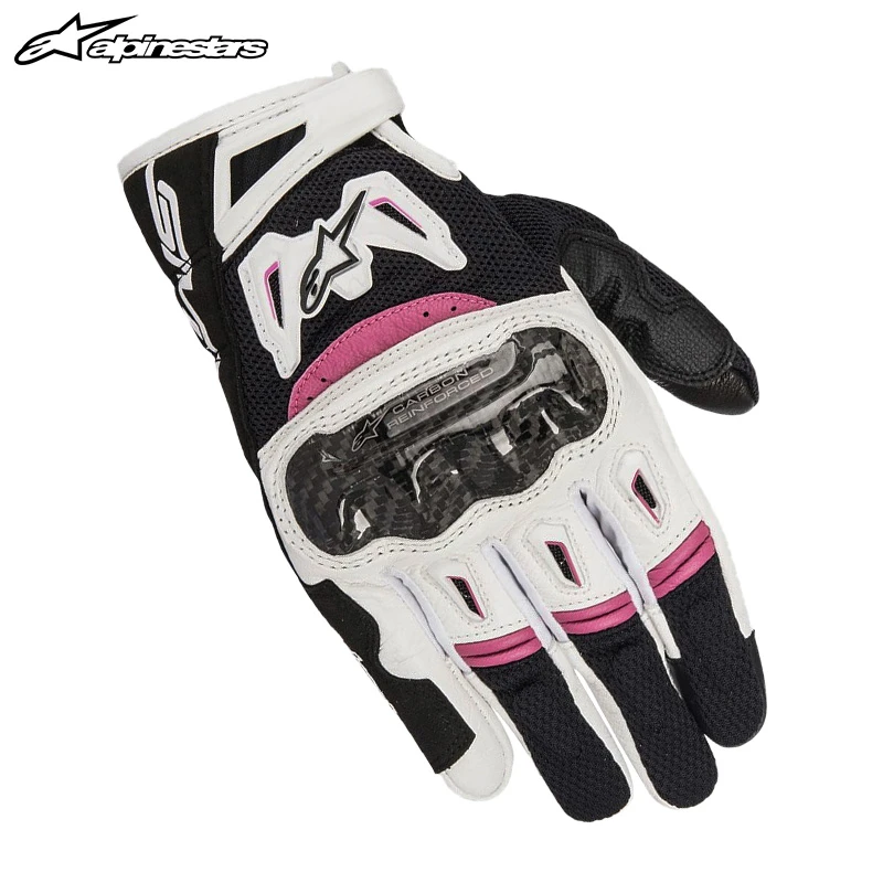 a星alpinestars SMX-2女士摩托车骑行手套春夏季透气碳纤机车