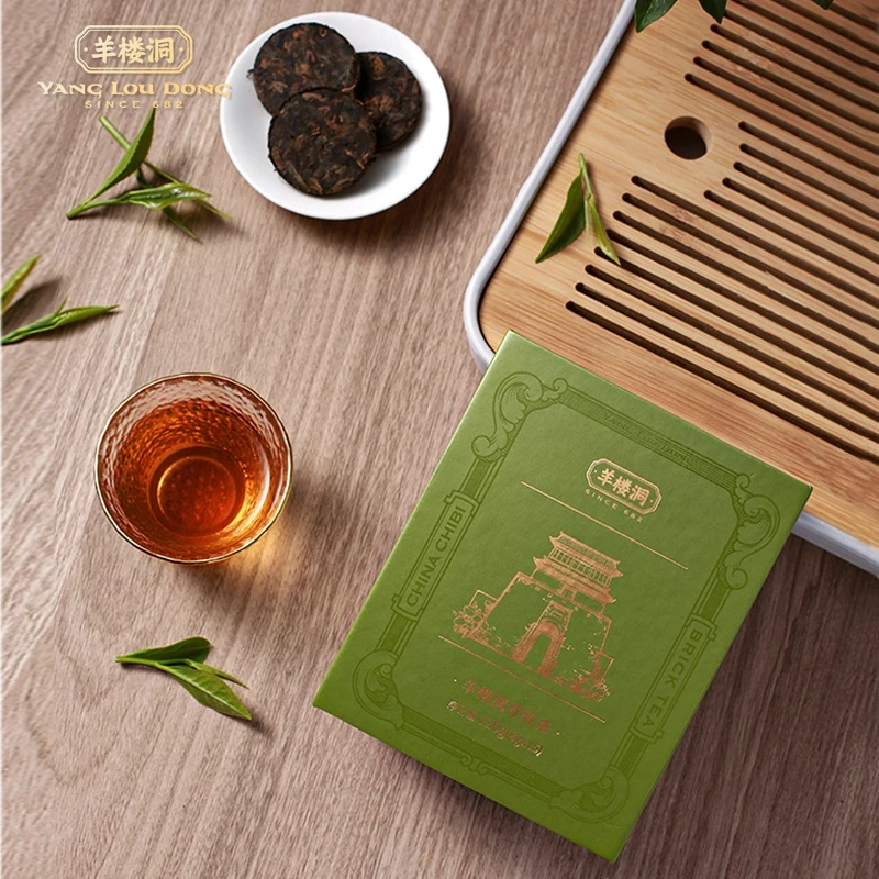 羊楼洞茶源古镇青砖茶120g黑茶书型盒黑茶茶香自然醇厚口感品质